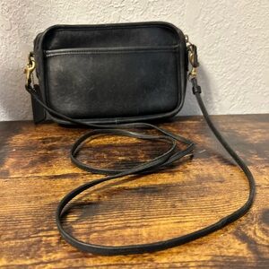 Coach vintage carnival Black Leather Crossbody Bag
